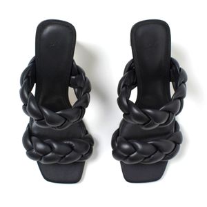 Braided Heeled Sandal